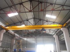 Electric single girder overhead crane Application