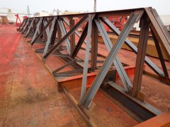 truss single girder gantry cranes deliver to Bulgaria