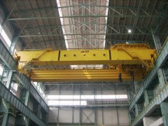 Electric bridge crane static load test